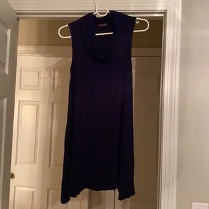 Blue flowy dress